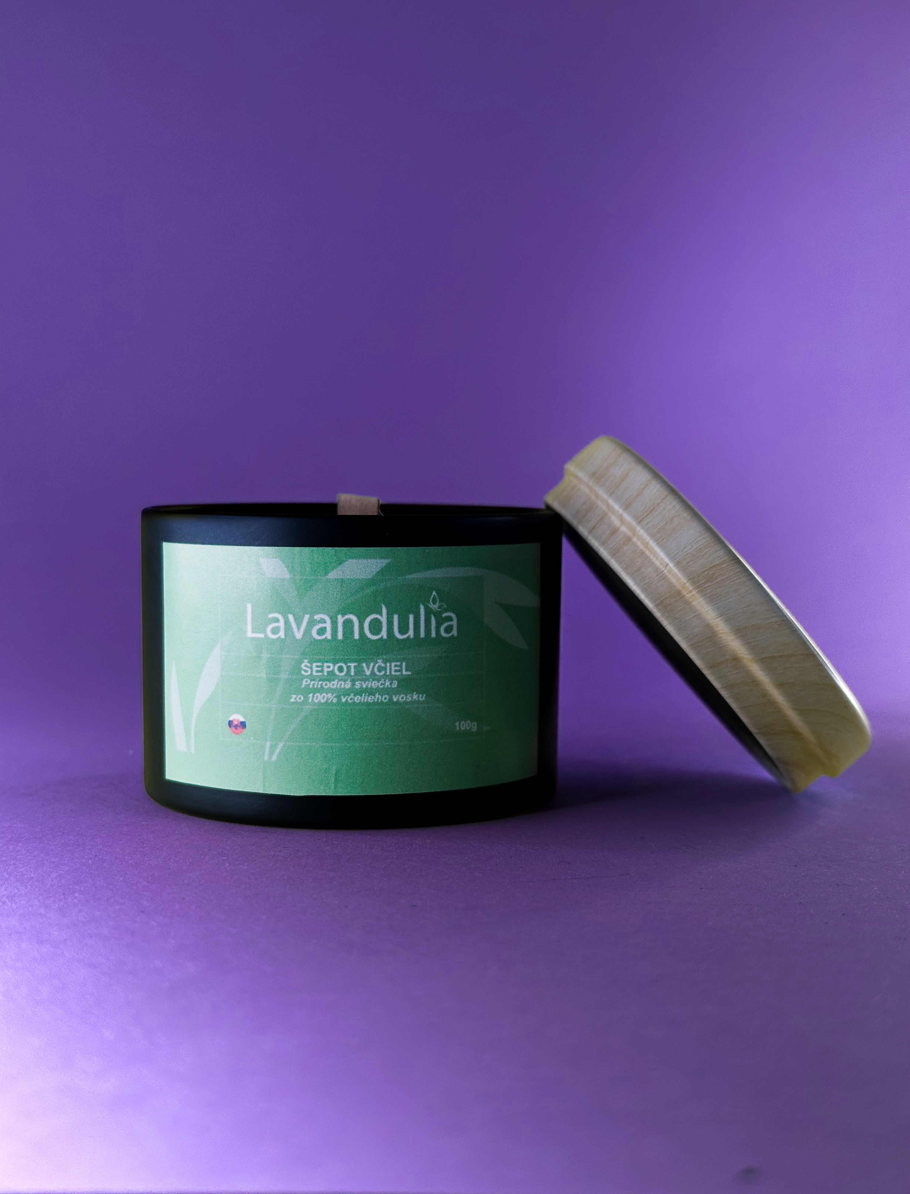 Whisper of the Bees – natural candle made from 100% beeswax